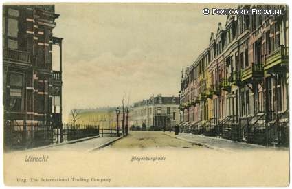 ansichtkaart: Utrecht, Bleyenburgkade