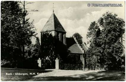 ansichtkaart: Beek-Ubbergen, N.H. Kerk