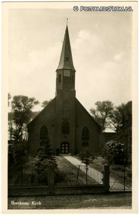 Breskens, Kerk ansichtkaart: Breskens, Kerk