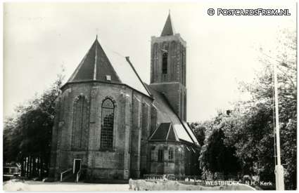 ansichtkaart: Westbroek, N.H. Kerk