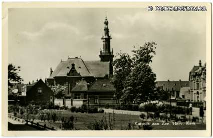 ansichtkaart: Katwijk aan Zee, Herv. Kerk