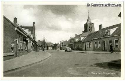 ansichtkaart: Waarde, Dorpsstraat