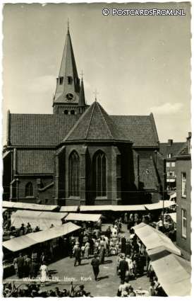 ansichtkaart: Wageningen, Herv. Kerk