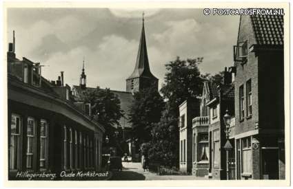 ansichtkaart: Hillegersberg, Oude Kerkstraat
