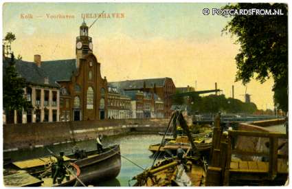 ansichtkaart: Delfshaven, Kolk - Voorhaven