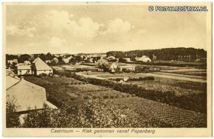 ansichtkaart: Castricum, Kiek genomen vanaf Papenberg