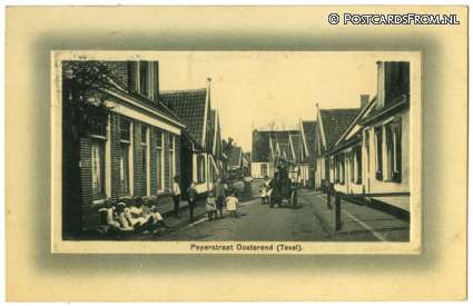 ansichtkaart: Oosterend NH, Peperstraat
