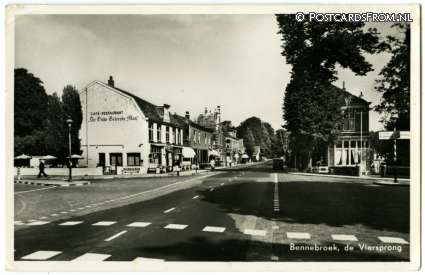 ansichtkaart: Bennebroek, De Viersprong