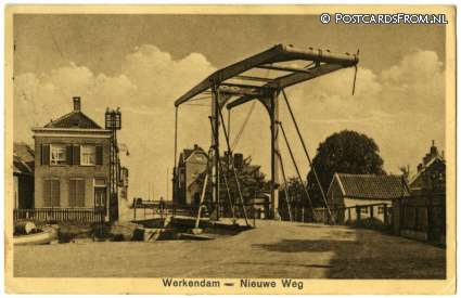 ansichtkaart: Werkendam, Nieuw Weg