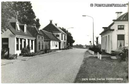 ansichtkaart: Den Ham GN, Sietse Veldstraweg