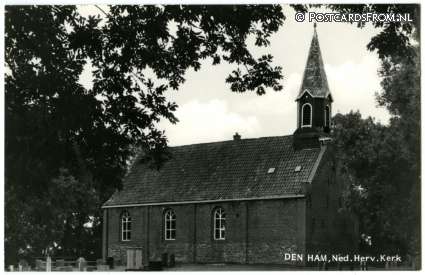 ansichtkaart: Den Ham GN, Ned. Herv. Kerk