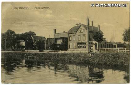ansichtkaart: Hoofddorp, Postkantoor