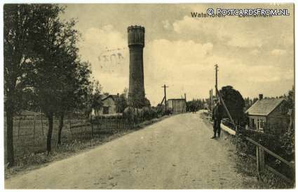 ansichtkaart: Lekkerkerk, Watertoren