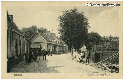 ansichtkaart: Tholen, Oudelandsche Poort