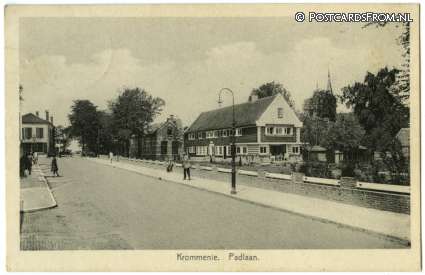 ansichtkaart: Krommenie, Padlaan