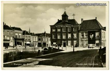 Bergen op Zoom, Haven met Spuihuis ansichtkaart: Bergen op Zoom, Haven met Spuihuis