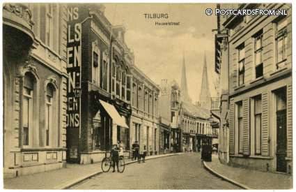 ansichtkaart: Tilburg, Heuvelstraat