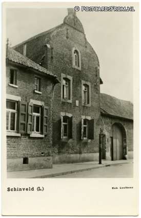 ansichtkaart: Schinveld, Het huis 'Ter Halle' gelegen a.d. vroeger Halstraat