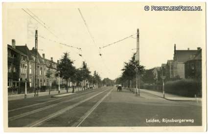 ansichtkaart: Leiden, Rijnsburgerweg