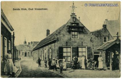 ansichtkaart: Oud-Vossemeer, Smids Klok