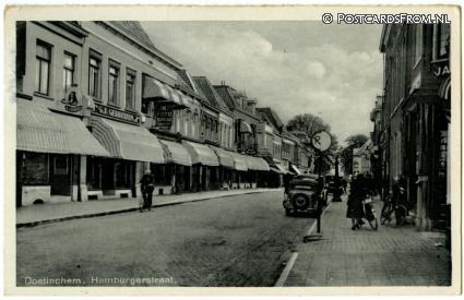 Doetinchem, Hamburgerstraat ansichtkaart: Doetinchem, Hamburgerstraat