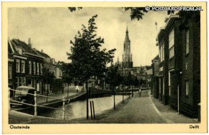 ansichtkaart: Delft, Oosteinde