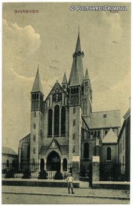 ansichtkaart: Ginneken, Kerk