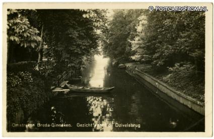 ansichtkaart: Ginneken, Gezicht vanaf de Duivelsberg