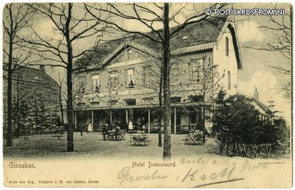 ansichtkaart: Ginneken, Hotel Dennenoord
