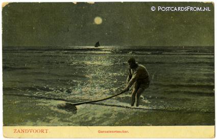 ansichtkaart: Zandvoort, Garnalenvisscher