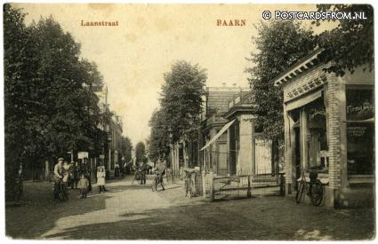 ansichtkaart: Baarn, Laanstraat