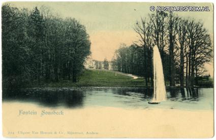 ansichtkaart: Arnhem, Fontein Sonsbeek