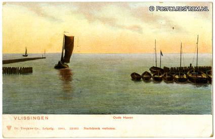 ansichtkaart: Vlissingen, Oude Haven