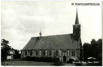 ansichtkaart: Bleiswijk, Ned. Herv. Kerk