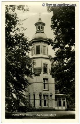 ansichtkaart: Putten, Kasteel Oud-Groevenbeek