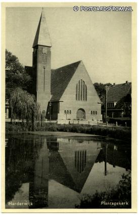 ansichtkaart: Harderwijk, Plantagekerk