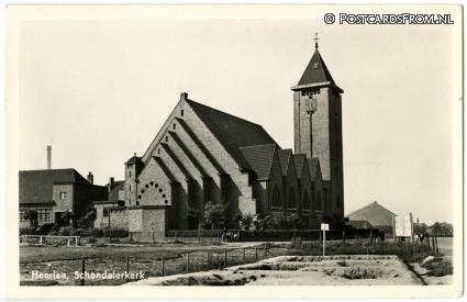 ansichtkaart: Heerlen, Schendelerkerk