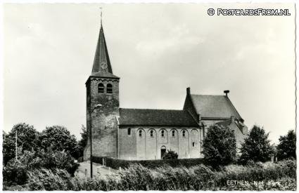 ansichtkaart: Eethen, N.H. Kerk