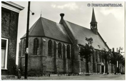 ansichtkaart: Molenaarsgraaf, Ned. Herv. Kerk