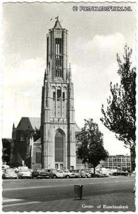 ansichtkaart: Oosterbeek, Grote- of Eusebiuskerk