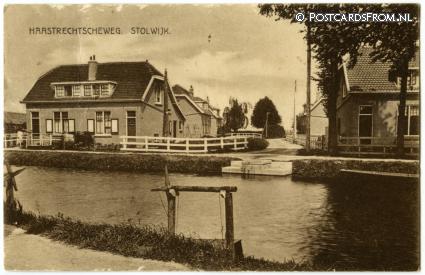 ansichtkaart: Stolwijk, Haastrechtscheweg