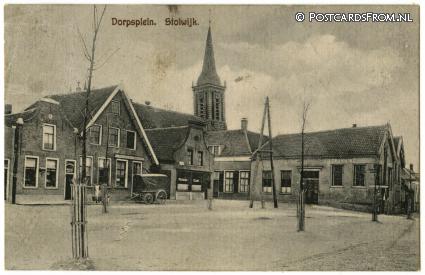 ansichtkaart: Stolwijk, Dorpsplein