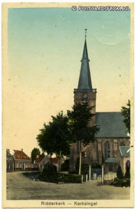 ansichtkaart: Ridderkerk, Kerksingel