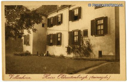 ansichtkaart: Vollenhove, Huize Oldruitenborgh. Tuinzijde