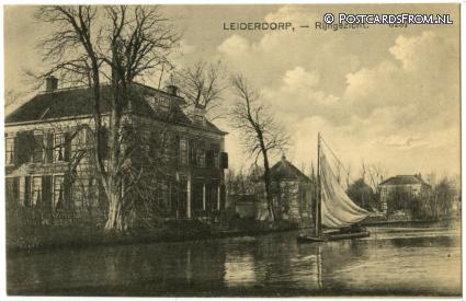 ansichtkaart: Leiderdorp, Rijngezicht