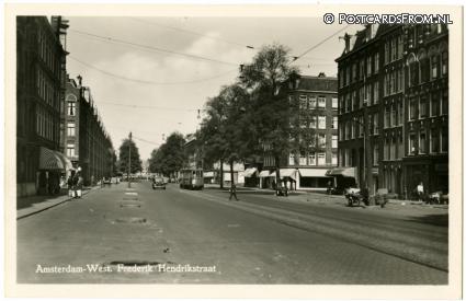 ansichtkaart: Amsterdam, West. Frederik Hendrikstraat