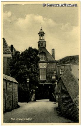 Tiel, Waterpoort ansichtkaart: Tiel, Waterpoort