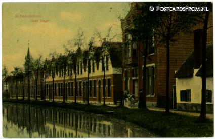 ansichtkaart: Schoonhoven, Oude Singel