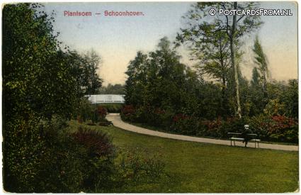 Schoonhoven, Plantsoen ansichtkaart: Schoonhoven, Plantsoen