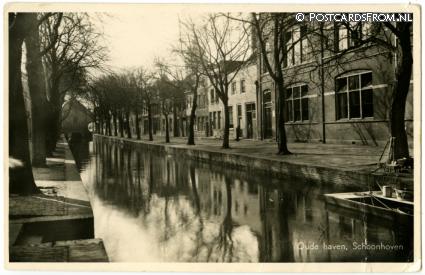 ansichtkaart: Schoonhoven, Oude Haven